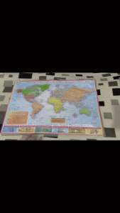 Philippines Map / World Map / Periodic Table 30x45cm