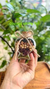 Đậu ngũ sắc phong thủy cầu con decor xinh xắn Best wishes " Điều ước tốt đẹp nhất".
