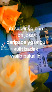 Hb vh skin glow premium super paket night+day lotion pemutih badan