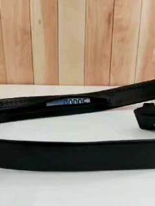 Ikat Pinggang Resleting Anti Gores Rel Hitam