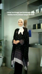 ONESET BY TULUS SETELAN KELELAWAR FREE SIZE RAYON MOTIF MIX KULOT