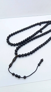 Tasbih Yuser Black Original 7mm A340: Tasbih Berkualitas Tinggi & Desain Elegan