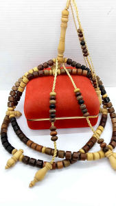 Tasbih tijani kayu kelor hitam galih asem setigi kemuning Nogosari model marjan A336