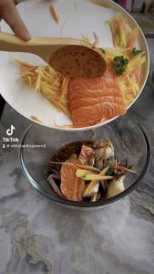 น้ำส้มตำสำเร็จเจ้นุชสูตรปูร้าปลาร้า+มันปูนาขนาด5300ml