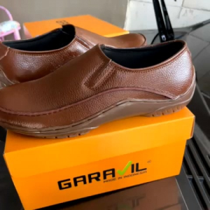 Sepatu Pria Kulit Garavil Slip On terbaru Sepatu kerja pria