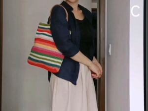 DaVee | Handmade crochet bag shopping bag tote bucket bag