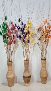 Dekorasi Bunga Kering/Bunga Artificial /Stik Ulir Bunga Klobot Jagung Unik/Klobot Jagung