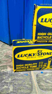 Ban Dalam Sepeda Ukuran 700 x 28 / 30 / 32 / 35 c Lucky Stone FV Pentil Presta 60 mm 6 cm | High Quality