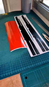 (ส่งฟรี) สติ๊กเกอร์ติดบังโคน เวสป้า Vespa fender sticker สติ๊ก สติ๊กเกอร์ สติก สติกเกอ บังโคลน Notie vespa shop