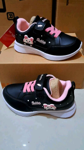 Sepatu sneaker anak ANDO Rabbit & Anassya & FEBE VELCRO sz 29-32(FREE KAOS KAKI)