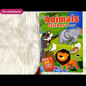 My ABC abc Numbers Animals Writing Practice with Sticker Book - Preschool Children Activity Books