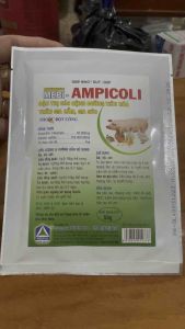 1 Gói Ampicoli trị các bệnh tiêu hoá trên gia súc và gia cầm.