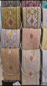 Songket Selendang Obi Ikat Pinggang Songket Bordir Premium