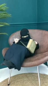 Niqob bandana kids premium cadar layer tali dua tanpa jahitan bawah mata