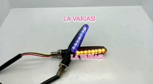 Lampu Sein LED Running Sen 2 Warna Senja Sen Model Moge Universal