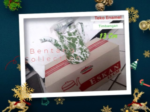 Teko Enamel Teko Seng Ceret Blirik 1800 Ml