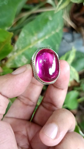 cincin permata merah siam rosse Bangkok top Quality