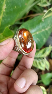 cincin permata brown topaz natural bangkok top Quality