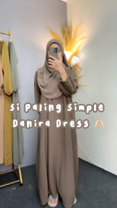 DANIRA DRESS GAMIS CRINCLE AIRFLOW GAMIS TERBARU LEBARAN 2025 HOMEY DRESS BUSUI