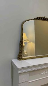 (ราคา) กระจกติดผนังสไตล์ยุโรป กระจกเจ้าหญิง กรอบวัสดุพรีเมียม ส่งฟรี