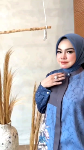 NADLYRA MAZAYA ATASAN TUNIK MODE TERBARU TERLARIS BEST SELLER DAN REAL ORIGINAL (MARINA)