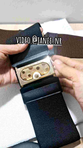 ikat pinggang karet lebar premium sabuk wanita melar elastis