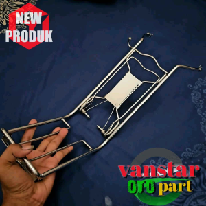 BAGASI TENGAH SUPRA LAMA SUPRA X 100 SUPRA FIT LAMA WARNA CHROME