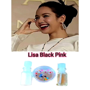 Paket Diamond Gigi Isi 20 Biji + Lem Pemakaian Gigi Bercahaya