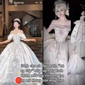 PHỤ KIỆN BẢN TAY RỜI PHỐI VÁY CƯỚI ĐẦM TIỆC TẠO KIỂU