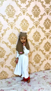 (Azzahra2616) Bergo Pita Ricis "Baby" & "Kids" // Hijab Anak Tanggung Jilbab Bayi Polos Stella Premium