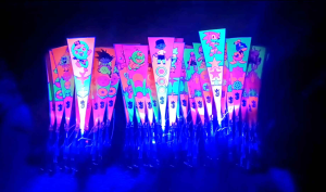 (100 PCS) KITIRAN SLEPETAN METEOR APOLLO LAMPU 1 LED FULL SABLON