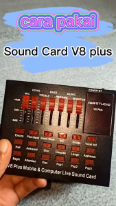 Taffstudio Audio USB External Soundcard Live Broadcast Microphone Headset - V8 / V8PLUS / V300