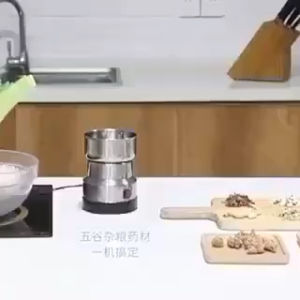 Kilang Keluli Tahan Karat 不锈钢磨粉机 多功能✨电动不锈钢磨粉机✨打粉机、超细研磨机、中药材研磨机、家用小型五谷杂粮干磨机👍
