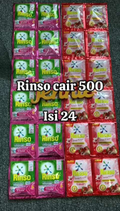 Rinso cair 500 isi 24 pcs harga promo
