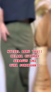 Celana Cutbray Scuba Premium Pinggang Full Karet: Desain Fit & Flare