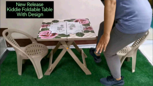 Kiddie Table with 2 chairs heavy duty