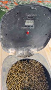 เครื่องให้อาหารปลาอัตโนมัติ ใส่ถ่าน ตั้งเวลาได้ 8 รอบ จุได้ 10 L