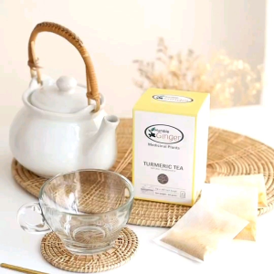 Humble Ginger: Turmeric Tea: 3gx30: Detox/Joint/Healthy Blood Sugar - Cholesterol: Best before Jan 2026