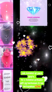 Kalung Lapis Emas Stainless Steel Premium