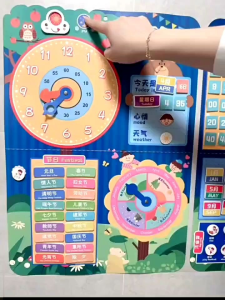 Multifunctional Calendar Clock Board/多功能日历时钟