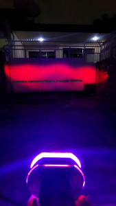 Biled Cut Off Projie 4.5 Inch Jauh Dekat Putih Kuning 40Watt Devil Merah Ring Ungu Dan Biru