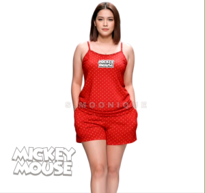TERNO POLKA SANDO SHORT HIGH QUALITY COTTON SPANDEX FIT M-XL