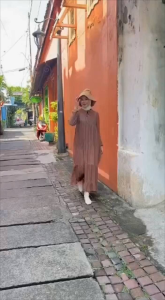 RACHEL MIDI DRESS -Dress Rayon Premium- Atasan Wanita Model Terbaru Bahan Rayon Super Adem LD 110 - Murah/Bisa COD