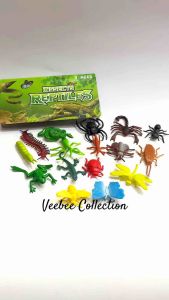 Mainan insect wild animal Happy Farm hewan plastik set animal kecil/ mainan edukasi anak