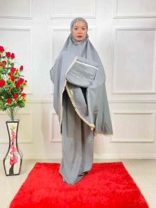 Mukena fatimah dewasa renda dan bordir