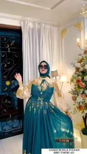READY DRESS SHR// GAMIS CANTIK BUUNGA SHR// BISA COD