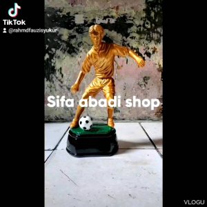 Piala Bola / Trophy Unik Aesthetic Murah 30cm