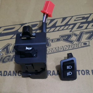 SAKLAR HOLDER KIRI SET FAZZIO FLEEGO MIO GEAR GRAND FILANO (SET TOMBOL DIMKLAKSONSEN)