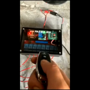 MODUL MATRIX 25 MODE SUDAH PAKAI REMOTE SPEED BISA DIATUR 12 V - 24 V