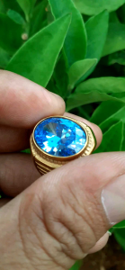 CINCIN BATU BLUE TOPAZ LONDON